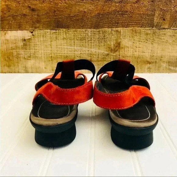 Mephisto Petrea Slip On T-Strap Nubuck Suede Sandals - Picture 4 of 6